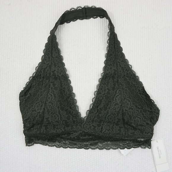 New Gilly Hicks Women's Lace Halter Bralette XL - Picture 4 of 4